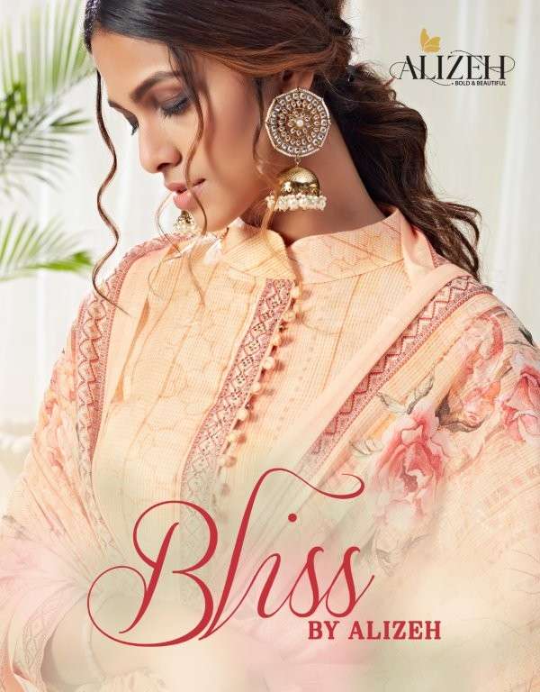 ALIZEH BLISS 10004 TO 10009 SERIES PURE COTTON PRINTED DRESSES-00001