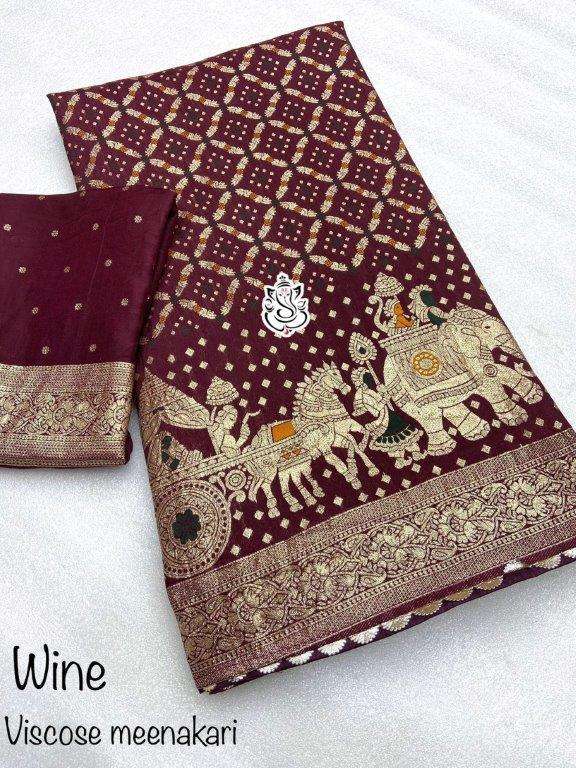 ANKITA VOL-05 BY ASLIWHOLESALE DESIGNER PURE HEAVY VISCOSE PRINTED SAREES-00290