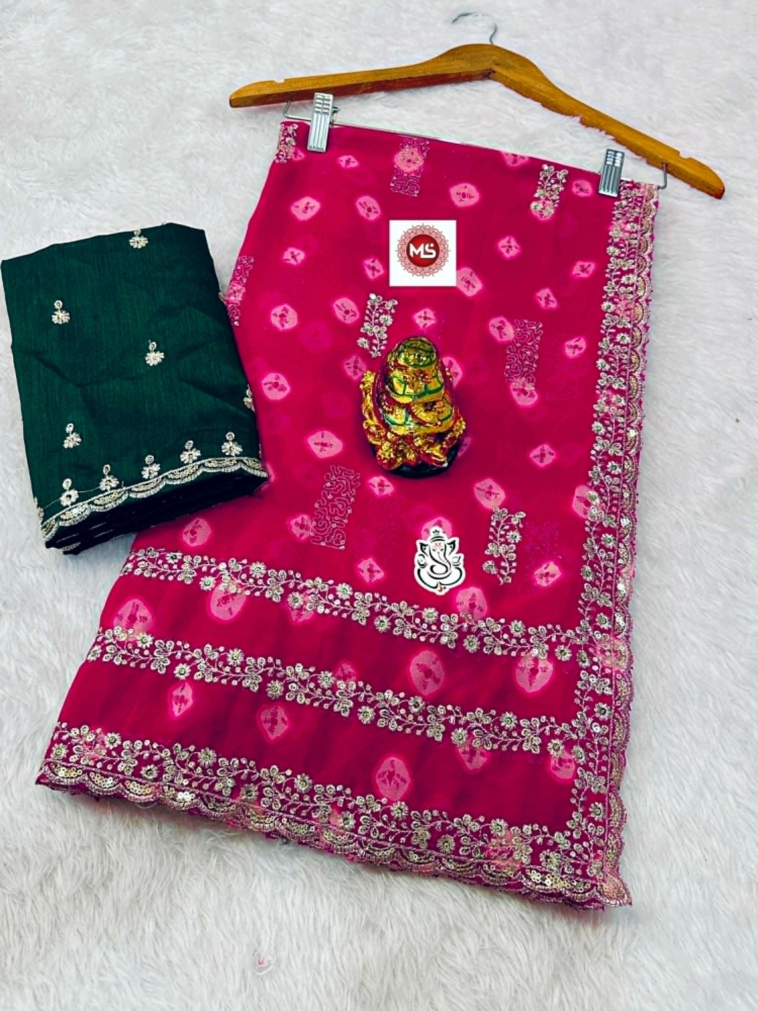 ANKITA VOL-08 BY ASLIWHOLESALE DESIGNER PURE GEORGETTE SAREES-00290