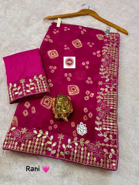 ANKITA VOL-10 BY ASLIWHOLESALE DESIGNER PURE GEORGETTE EMBROIDERY SAREES-00290