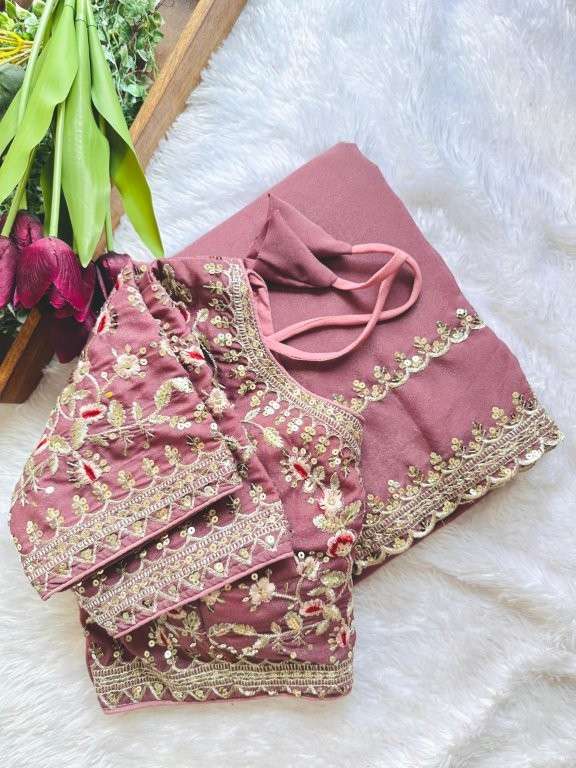 ASVI STAR COLOURS BY ASLIWHOLESALE DESIGNER PURE VISCOSE GEORGETTE SAREES-00222