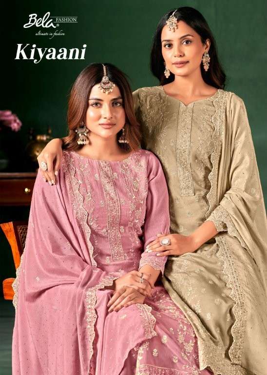 BELA FASHION KIYAAN PURE CHINON HAND WORK DRESSES-00028