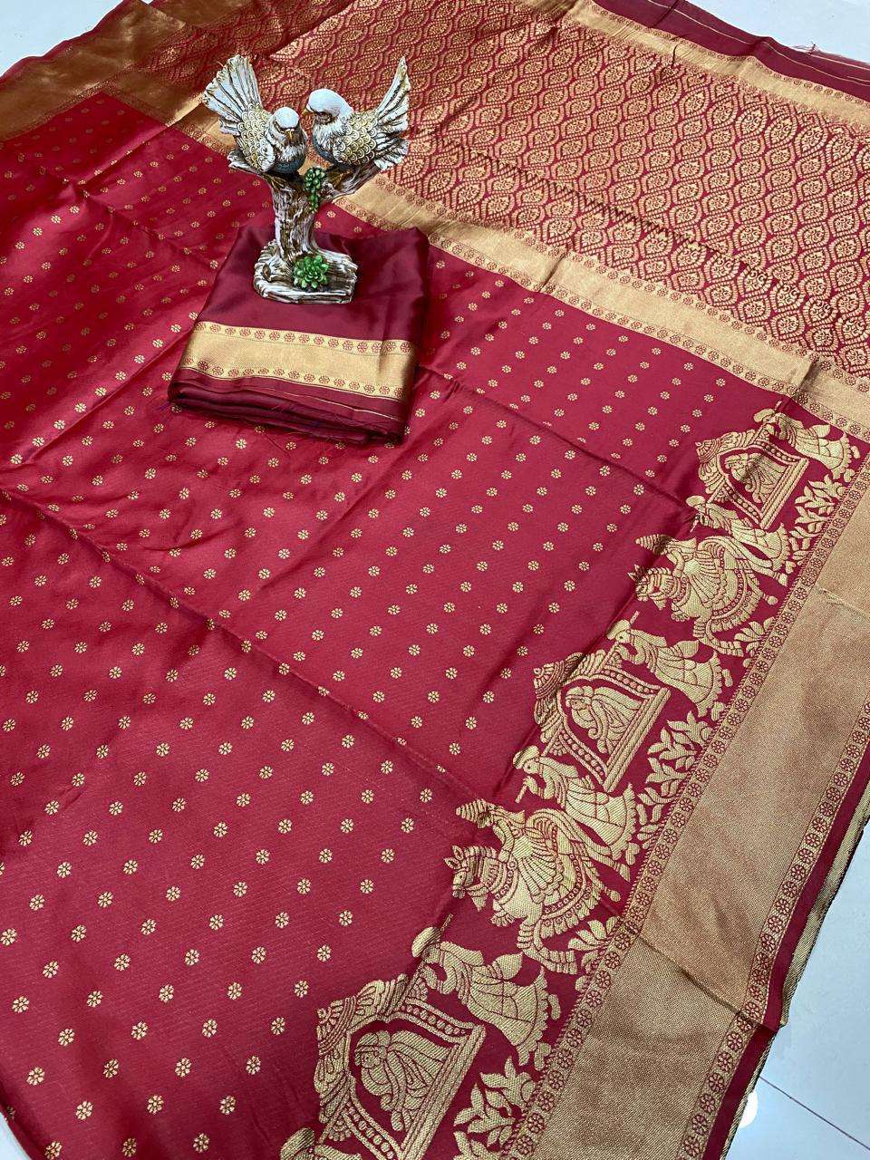 CORA VOL-27 BY ASLIWHOLESALE DESIGNER PURE SOFT LICHI SILK SAREES-00284