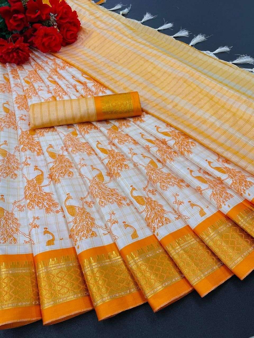 CORA VOL-33 BY ASLIWHOLESALE DESIGNER PURE BANARASI SILK COTTON SAREES-00284