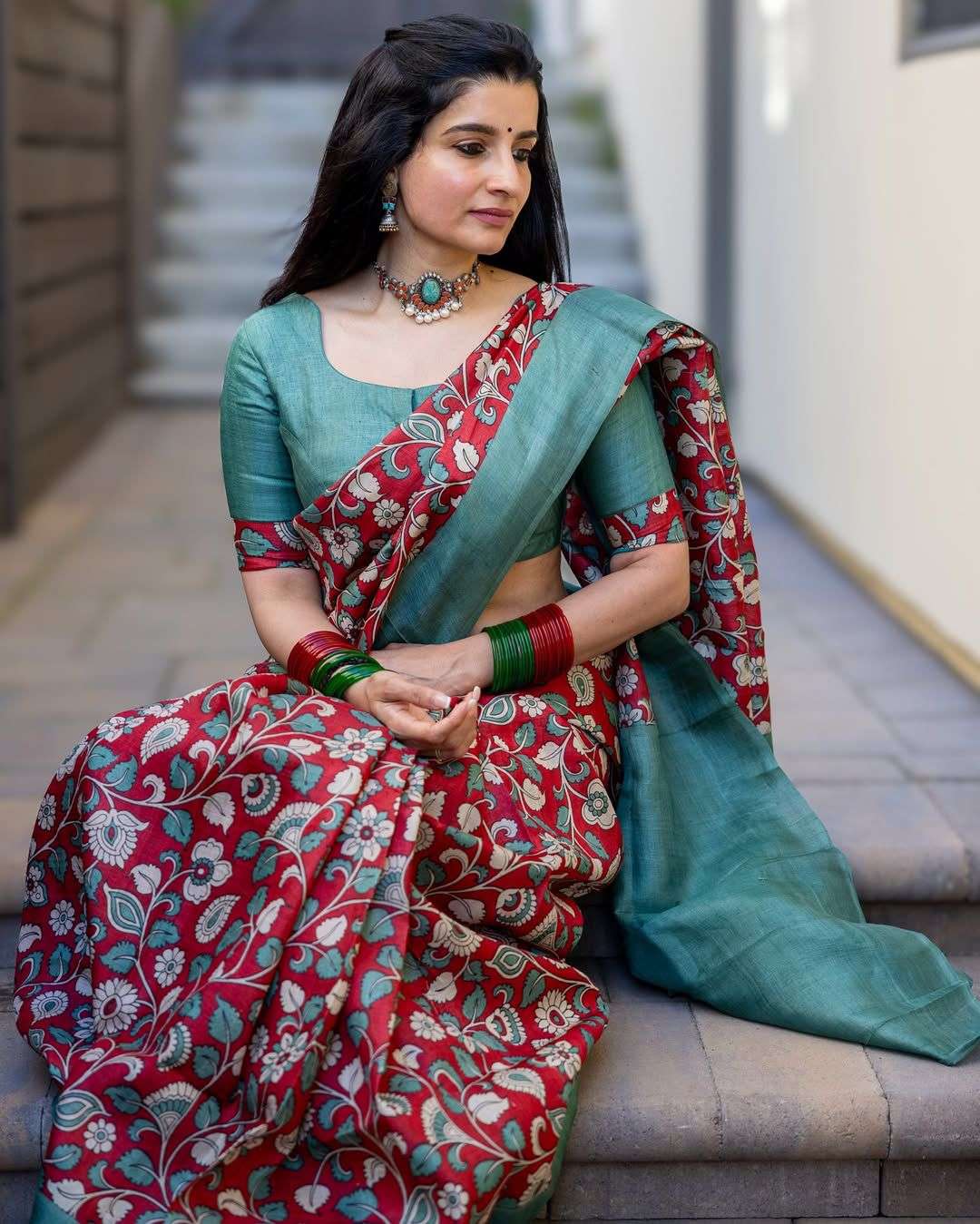 DF-239 MARINA BY ASLIWHOLESALE DESIGNER PURE TUSSAR PRINTED SAREES-00057