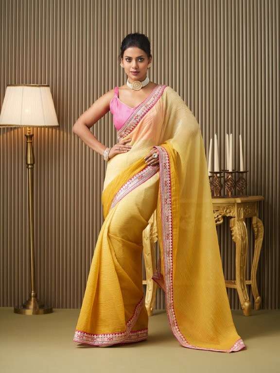 DL-010 BY ASLIWHOLESALE DESIGNER PURE CHGIFFON PRINTED SAREES-00177