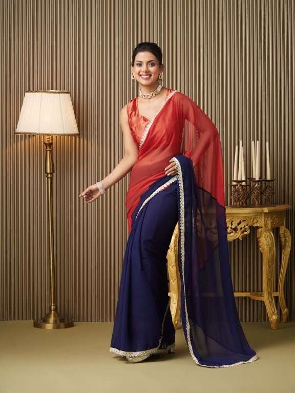 DL-018 BY ASLIWHOLESALE DESIGNER PURE CHIFFON PRINTED SAREES-00177