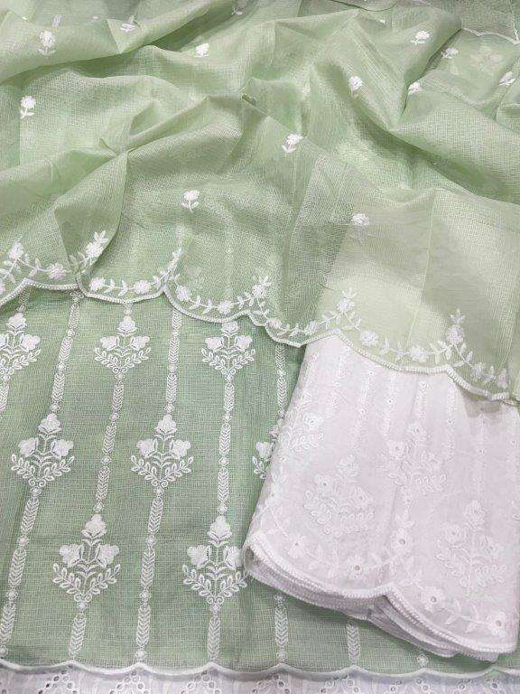 DN-463 BY ASLIWHOLESALE DESIGNER PURE COTTON EMBROIDERY DRESSES-00232