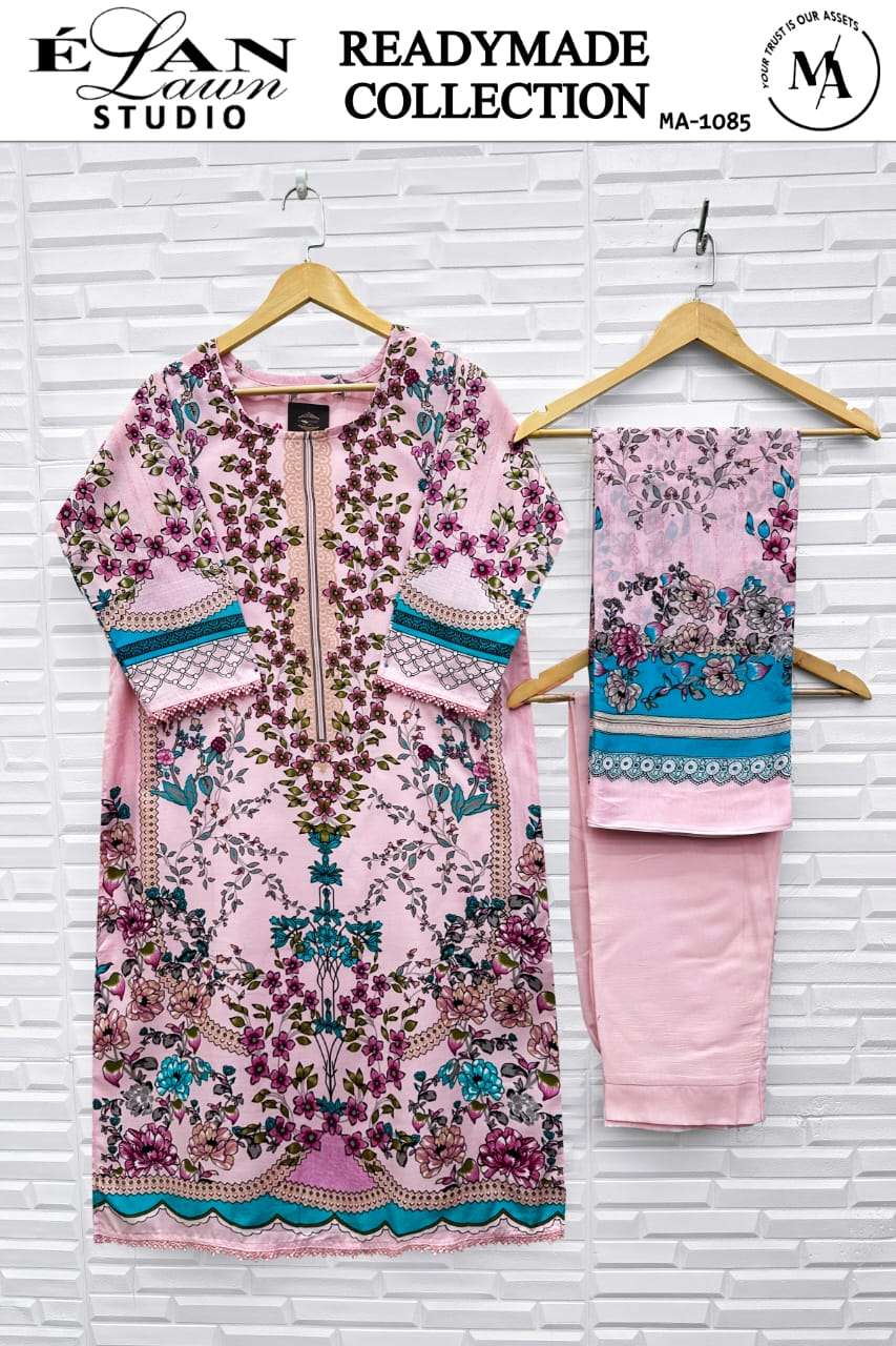 ELAN LAWN STUDIO MA-1085 TO 1090 SERIES PURE LAWN COTTON PRINTED PAKISTANI DRESSES-00245