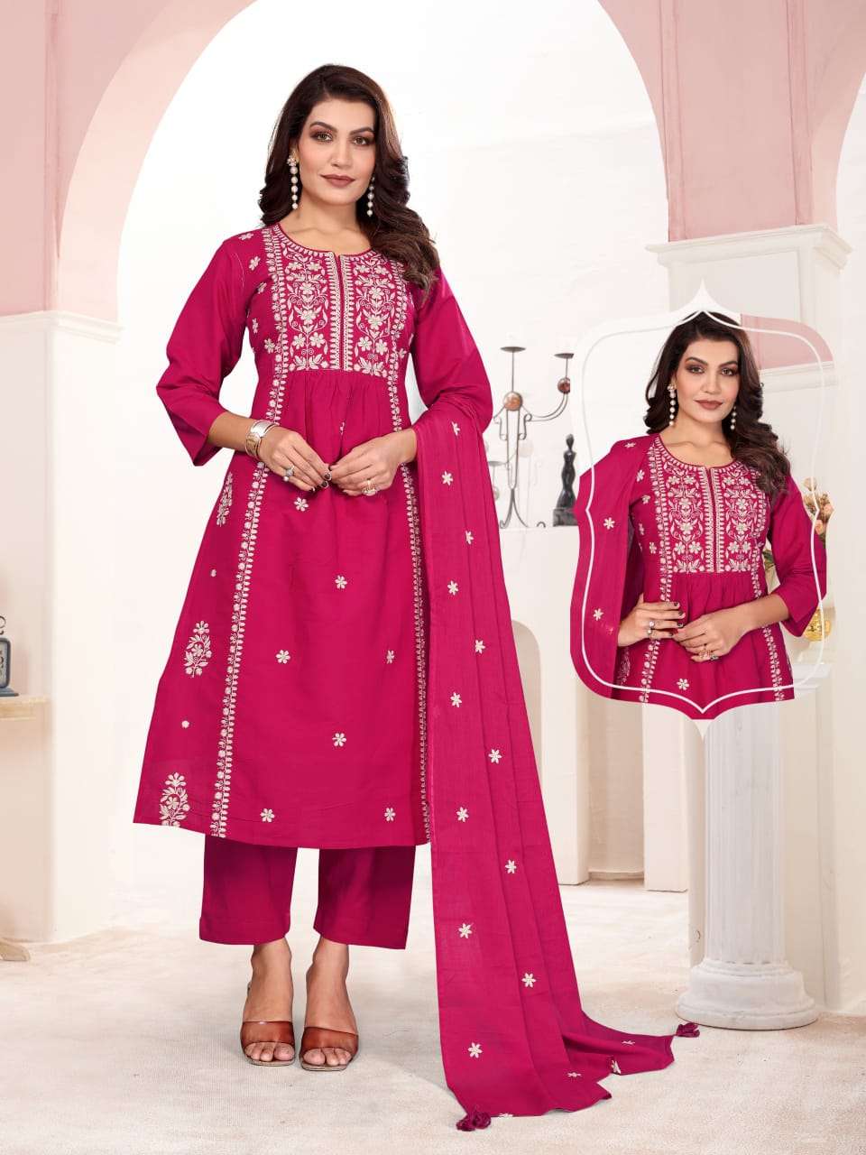 ENSTINKT PLUSH COTTON SERIES-37 PURE COTTON PEINTED KURTIS-00288