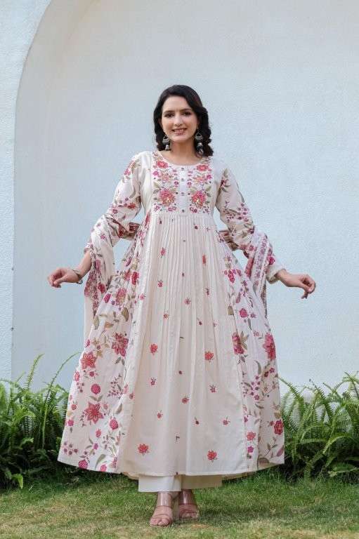 ENSTINKT PLUSH COTTON SERIES-38 PURE COTTON PRINTED DRESSES-00288
