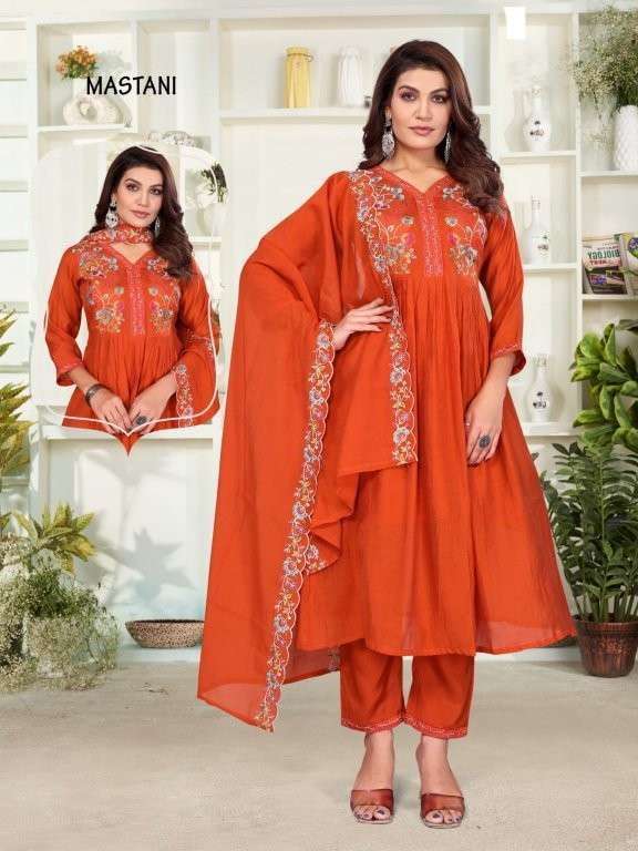 ENSTINKT PLUSH COTTON SERIES-42  PURE CHANDERI PRINTED DRESSES-00288