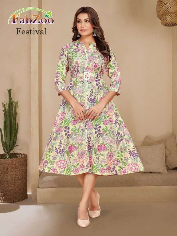 FABZOO BELT VOL-02 PURE RAYON PRINTED ONE PIECES-00014