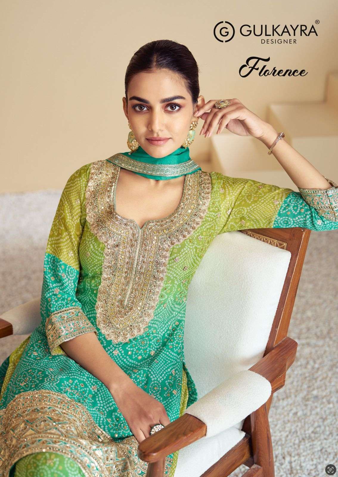 GULKAYRA FLORANCE 7483 TO 7485 SERIES PURE CHINON PRINTED DRESSES-00028