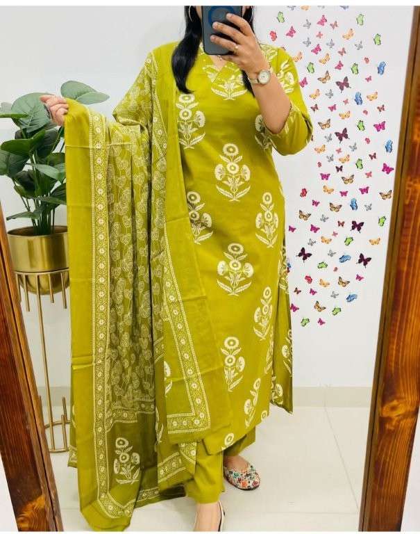 HIMANSHI VOL-821 BY ASLIWHOLESALE DESIGNER PURE COTTON DRESS-00211