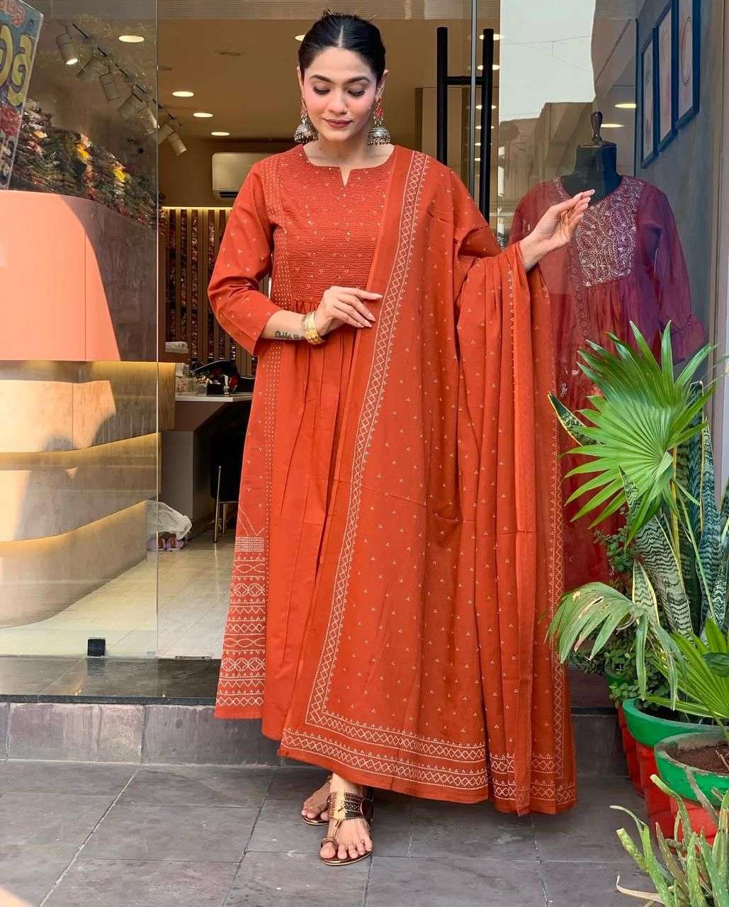 HIMANSHI VOL-824 BY ASLIWHOLESALE DESIGNER PURE COTTON DRESSES-00211