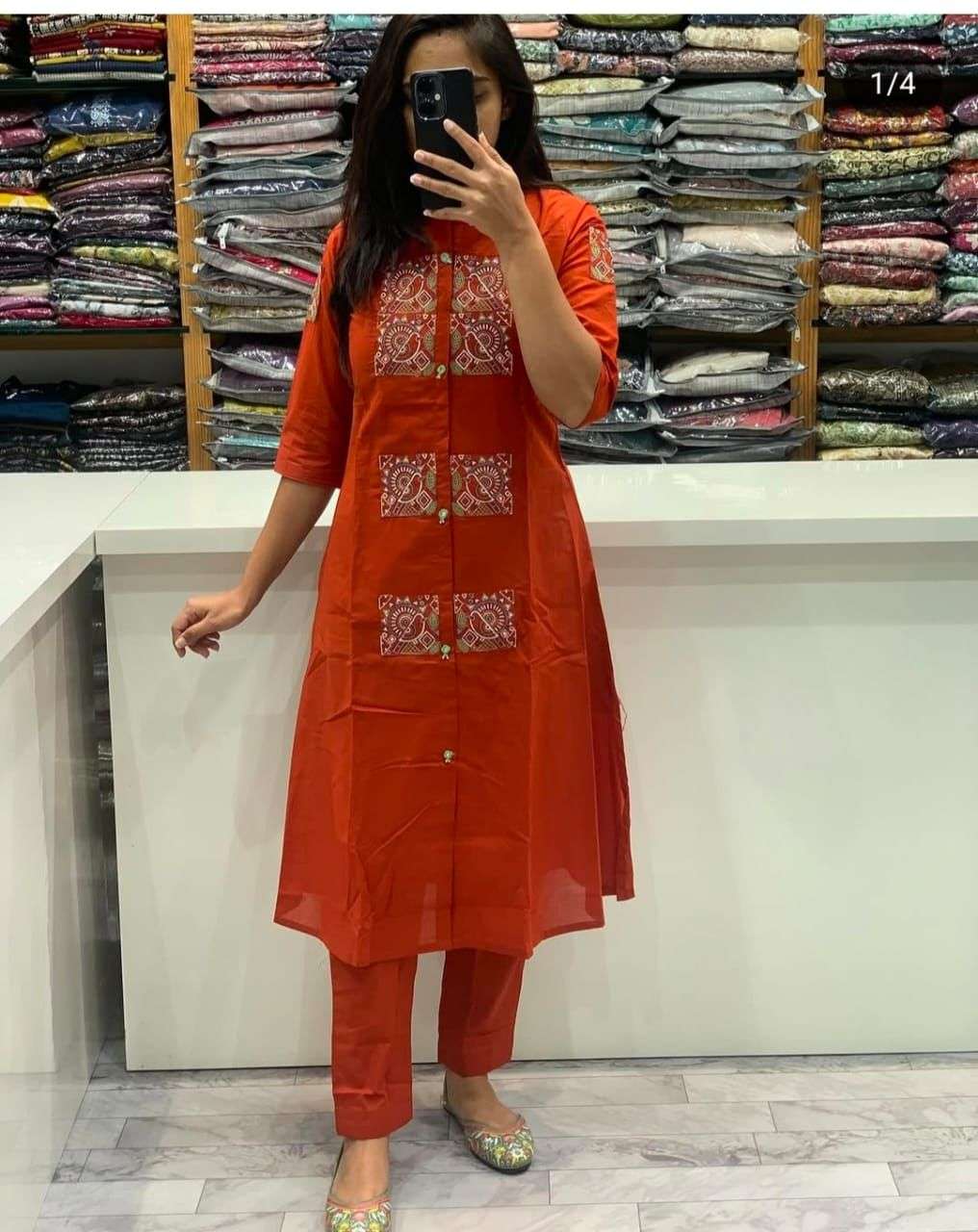 HIMANSHI VOL-828 BY ASLIWHOLESALE DESIGNER PURE COTTON KURTIS-00211