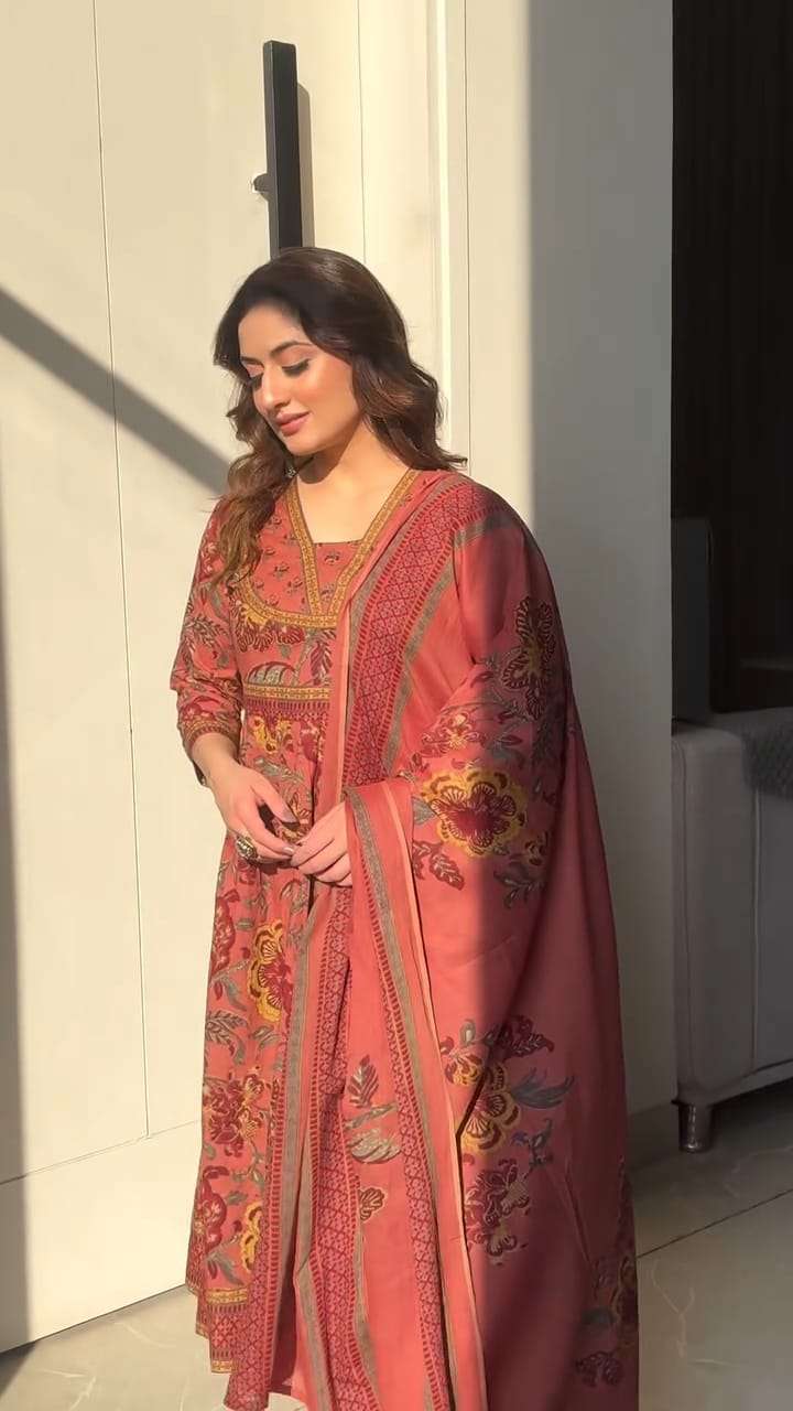 HIMANSHI VOL-835 BY ASLIWHOLESALE DESIGNER PURE COTTON PRINTED DRESSES-00211
