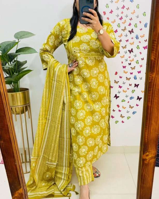 HIMANSHI VOL-836 BY ASLIWHOLESALE DESIGNER PURE COTTON PRINTED DRESSES-00211