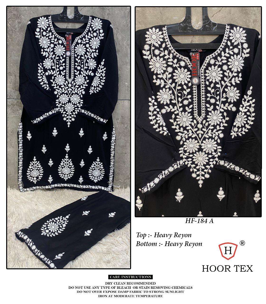 HOOR TEX HF-184 PURE RAYON EMBROIDERY PAKISTANI DRESSES-00020