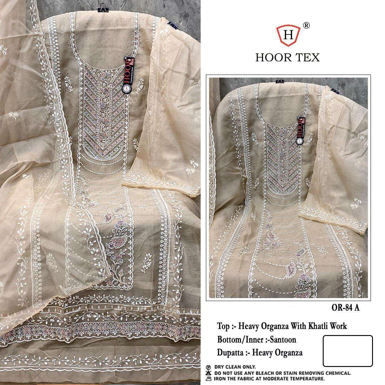 HOOR TEX OR-84 HEVAY EMBROIDERY ORGANZA PAKISTANI DRESSES-00020