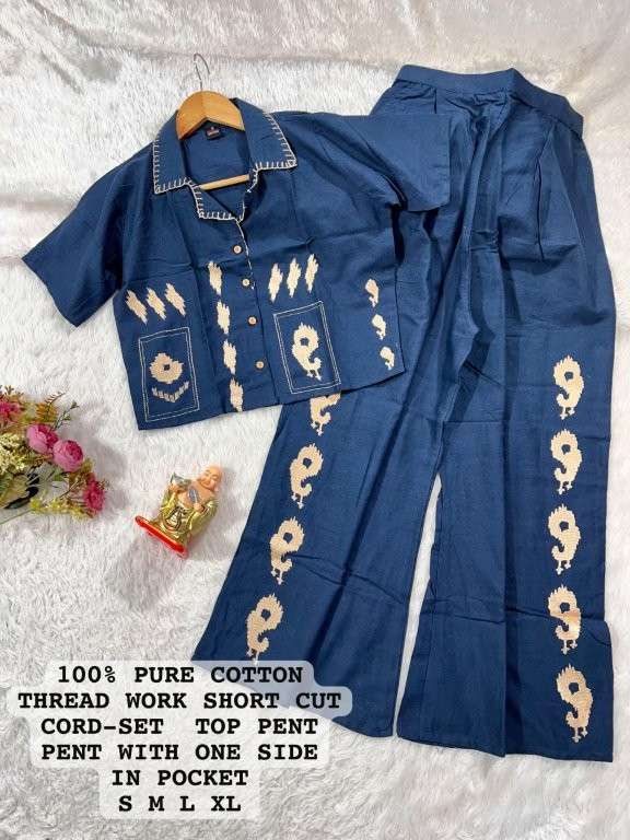 JYOTI VOL-254 BY ASLIWHOLESALE DESIGNER PURE COTTON PRINTED CO-ORD SET-00233