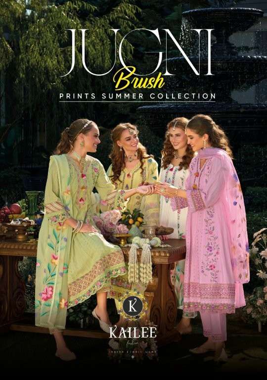 KAILEE JUGNI 43601 TO 43604 SERIES PURE COTTON HAND WORK DRESSES-00014
