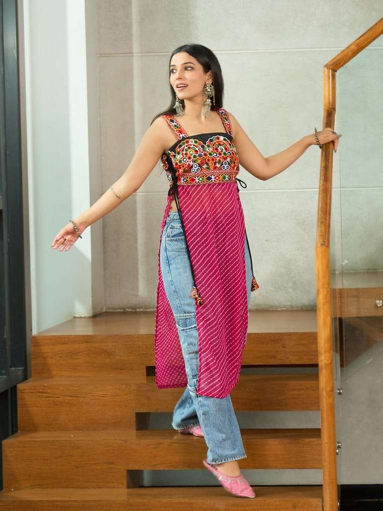 KALRATRI VOL-3 BY ASLIWHOLESALE DESIGNER PURE GEORGETTE EMBROIDERYB KURTIS-00265