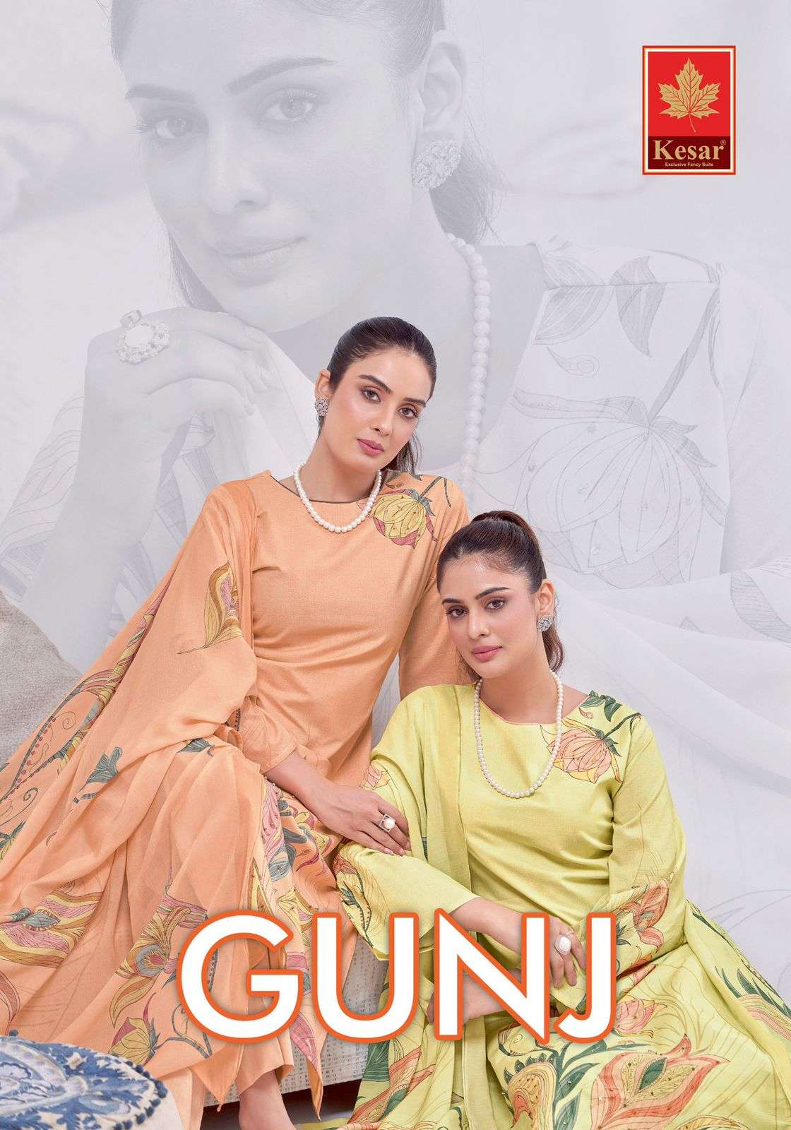 KESAR GUNJ 10001 TO 10004 SERIES PURE CAMBRIC PRINTED DRESSES-00028