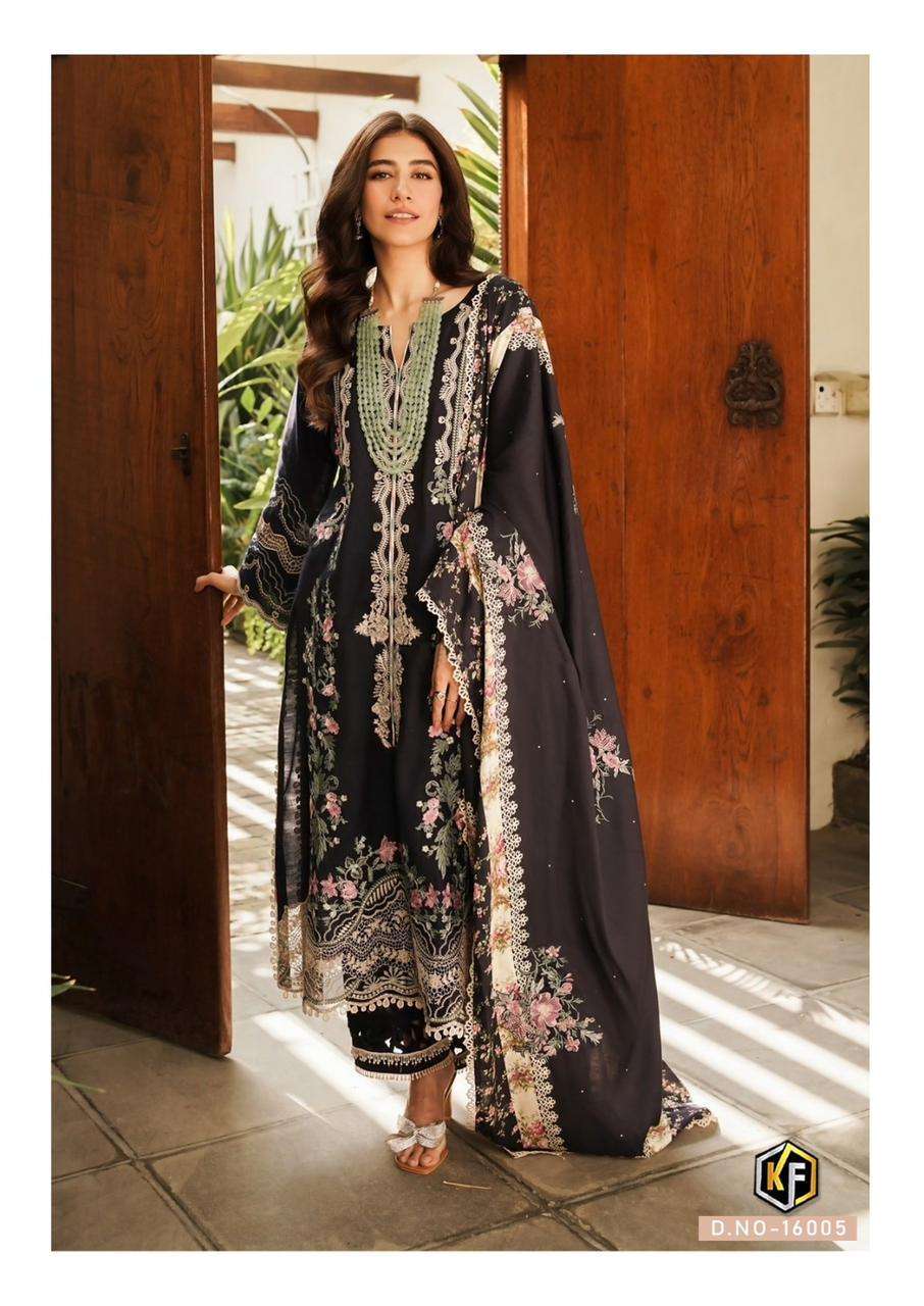 KEVAL FAB SOBIA NAJIR VOL-16 RM 16001 TO 16006 SERIES PURE COTTON PRINTED PAKISTANI DRESSES-00062