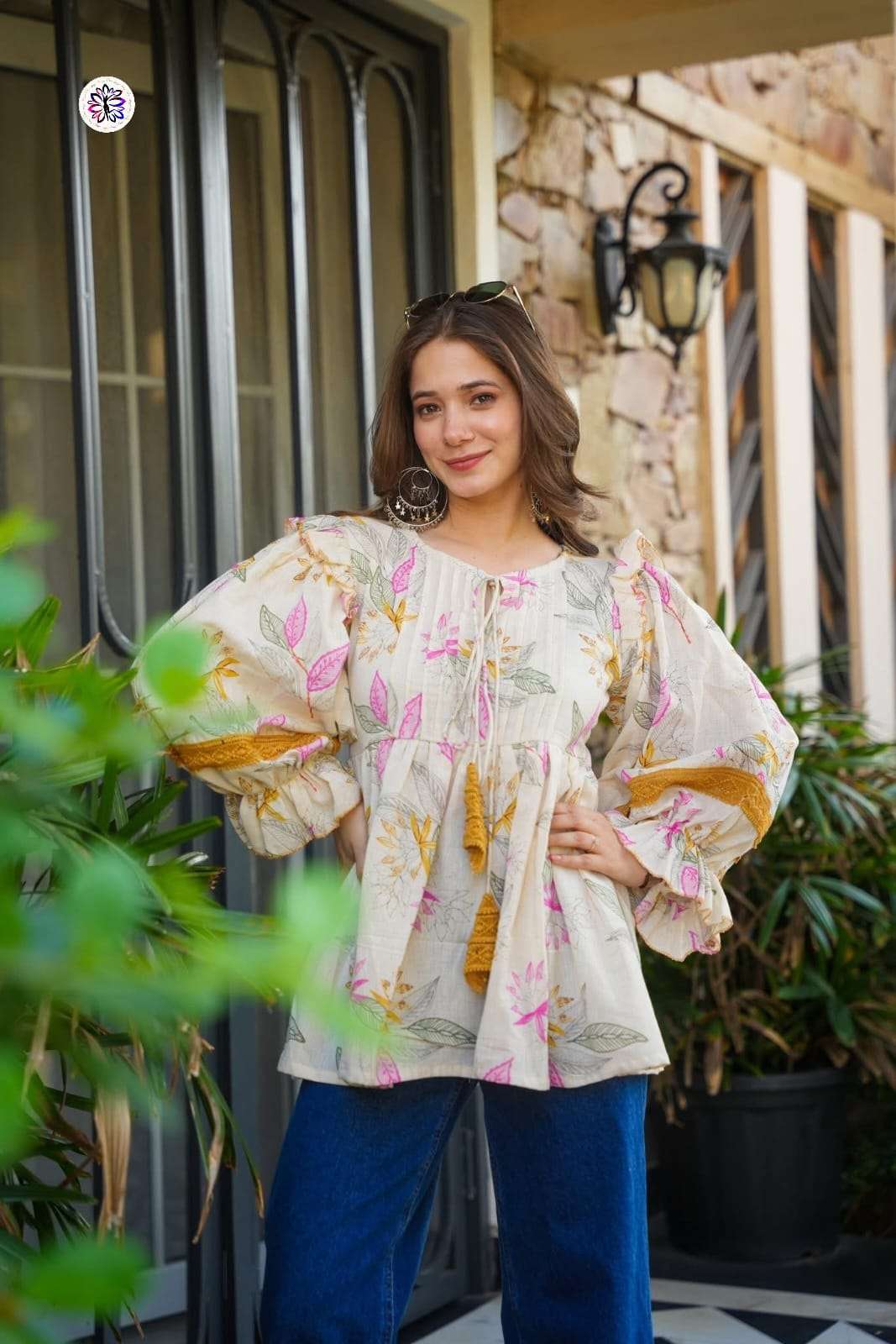 KF-802 BY ASLIWHOLESALE DESIGNER PURE COTTON TOP-00096