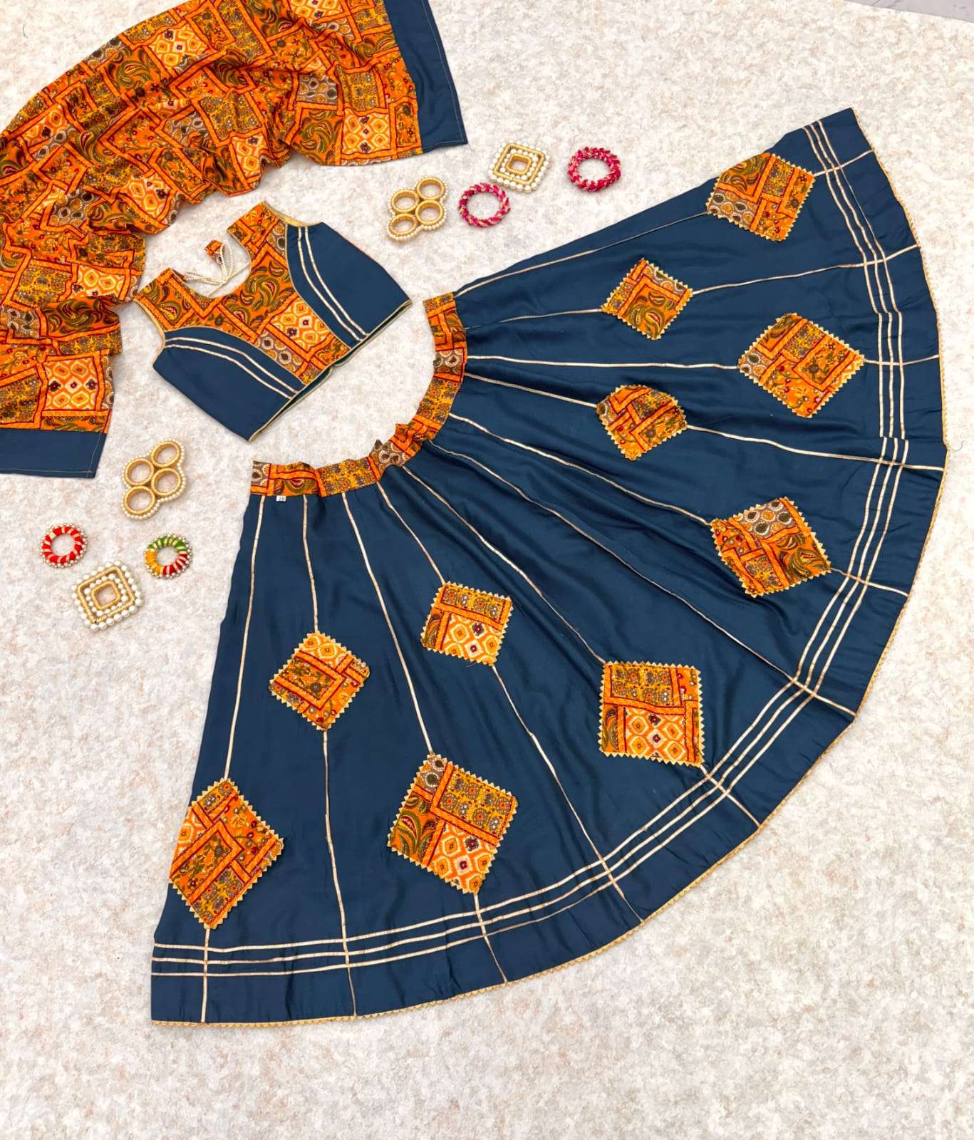  KIDS LEHENGA VOL-15 BY ASLIWHOLESALE DESIGNER PURE RAYON COTTON PRINTED KIDS LEHENGAS-00029