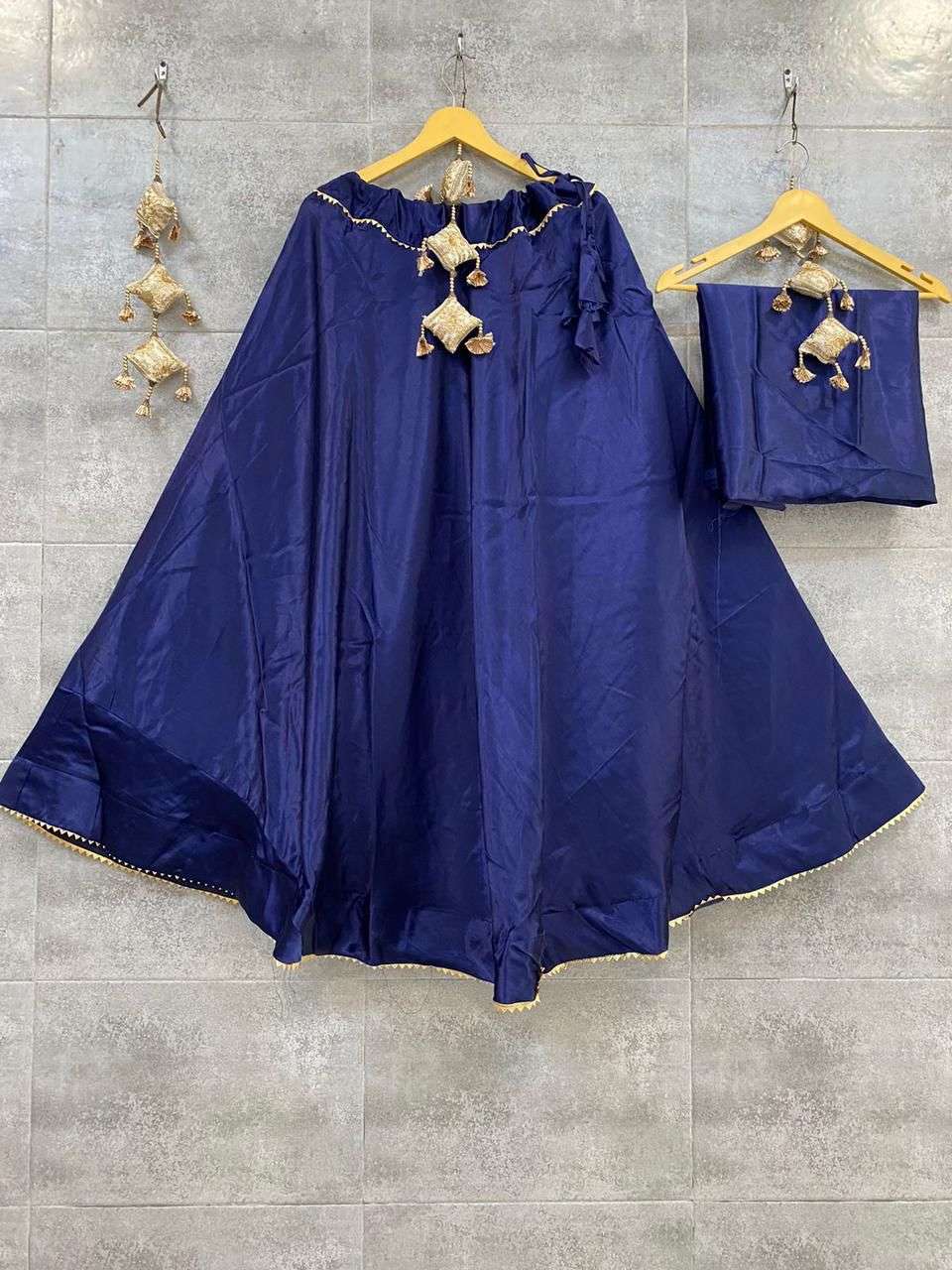 KIDS LEHENGAS VOL-09 BY ASLIWHOLESALE DESIGNER PURE SILK LEHENGAS-00029