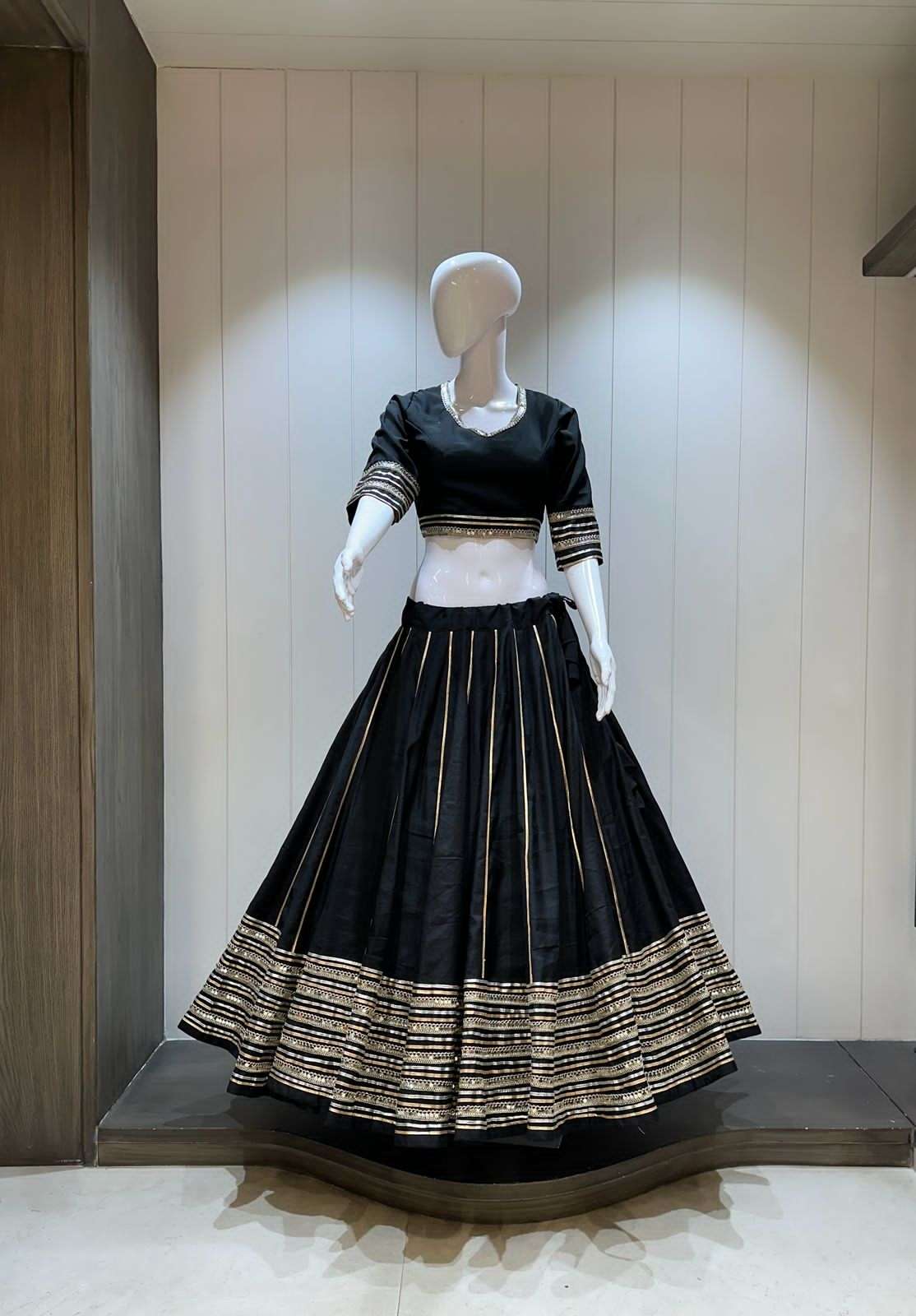 KIDS LEHENGAS VOL-16 BY ASLIWHOLESALE DESIGNER PURE ROMAN SILK LEHENGAS-00029