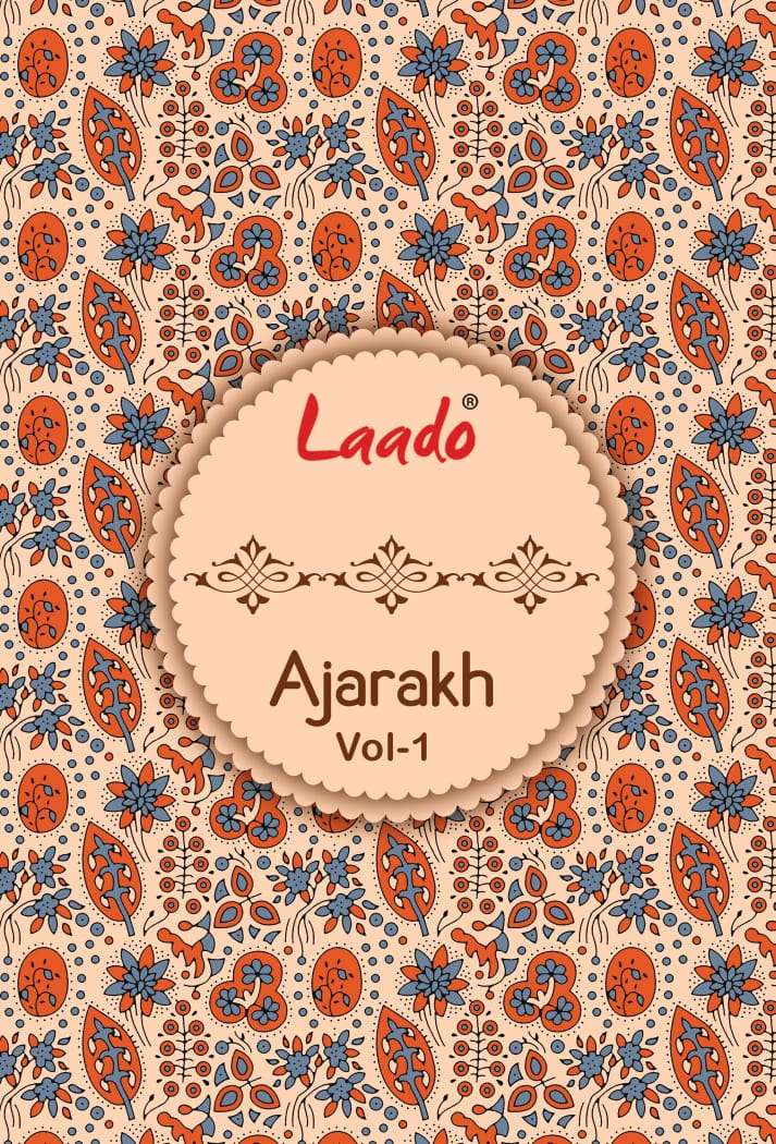 LAADO AJARAKH VOL-01 1001 TO 1010 SERIES PURE COTTON PRINTED DRESSES-00015
