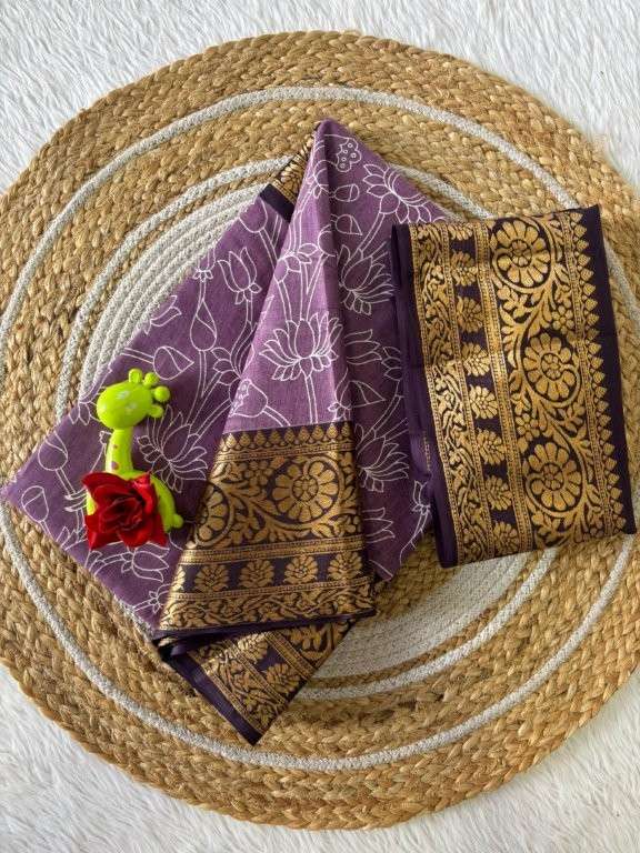 LAVANYA VOL-74 BY ASLIWHOLESALE DESIGNER PURE COTTON JAZQUARD SAREES-00102
