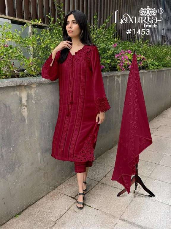 LAXURIA TRENDZ 1453 HEAVY SULB FANCY PAKISTANI DRESSES-00005