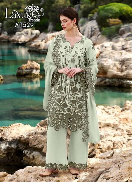 LAXURIA TRENDZ 1529 HEAVY EMBROIDERY VICHITRA PAKISTANI DRESSES-00005