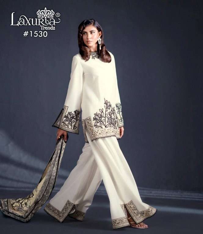 LAXURIA TRENDZ 1530 PURE JAAM SATIN PAKISTANI CO-ORD SET-00005