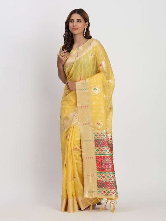 LINEN COTTON VOL-2 BY ASLIWHOLESALE DESIGNER PURE LINEN COTTON PRINTED SAREES-00281