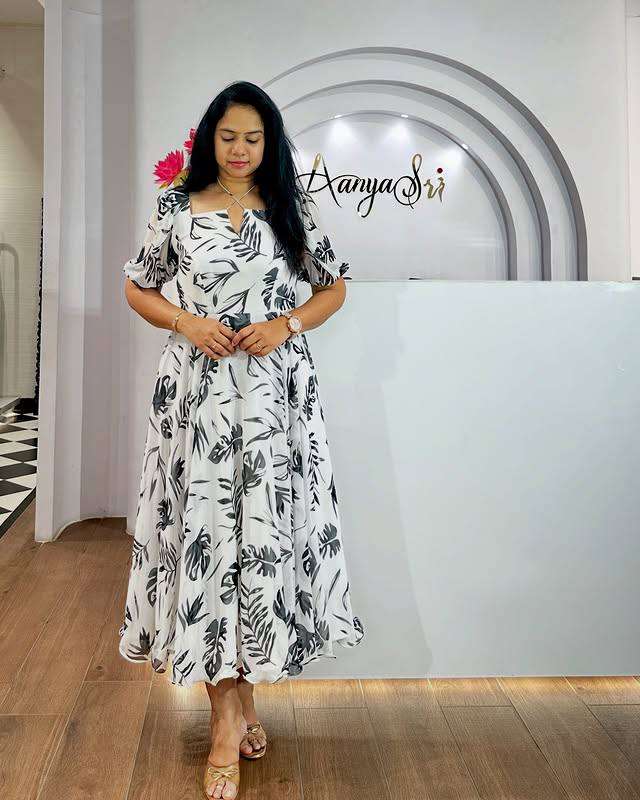 MA-1053 BY ASLIWHOLESALE DESIGNER PURE FAUX GEORGETTE PRINTED KURTIS-00249
