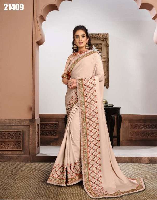 MAHOTSAV SALE VOL-2 PURE SILK EMBROIDERY PRINTED SAREES-00276
