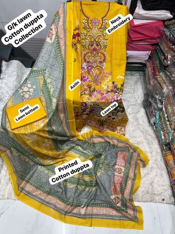 MALIKA VOL-85 BY ASLIWHOLESALE DESIGNER PURE LAWN EMBROIDERY PAKISTANI DRESSES-0022