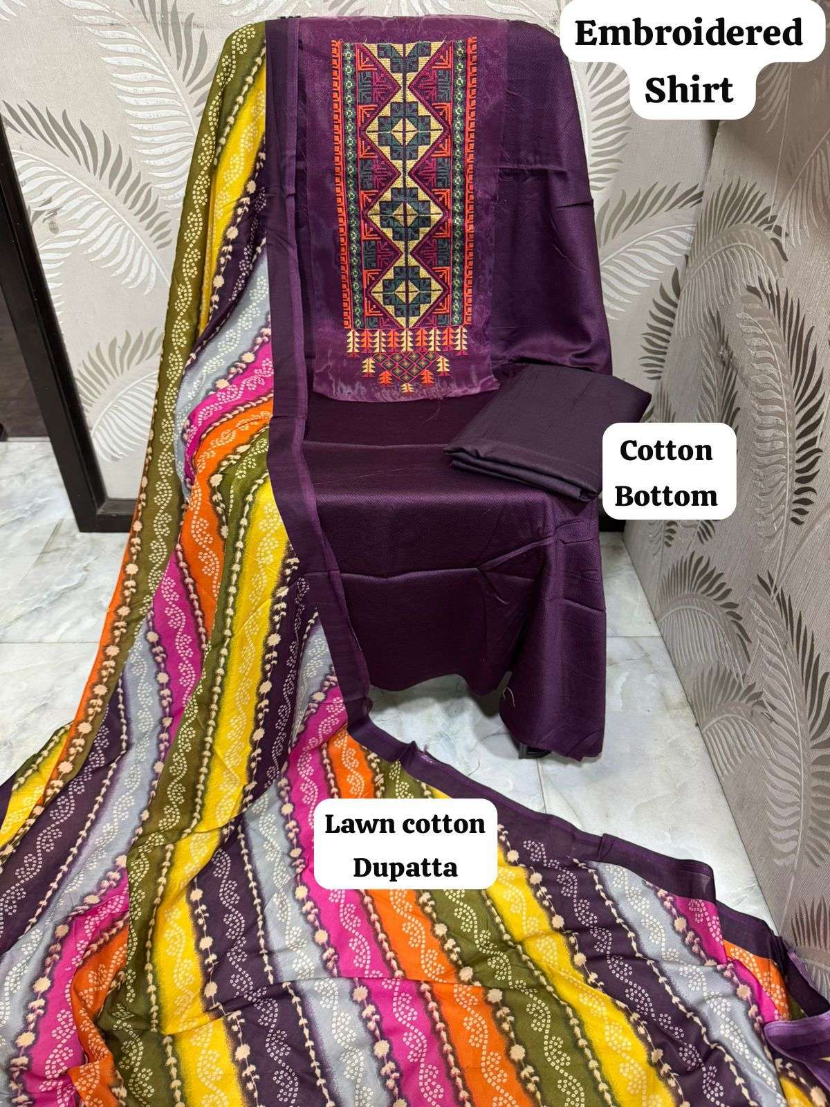MALIKA VOL-86 BY ASLIWHOLESALE DESIGNER PURE LAWN EMBROIDERY PAKISTANI DRESSES-0022