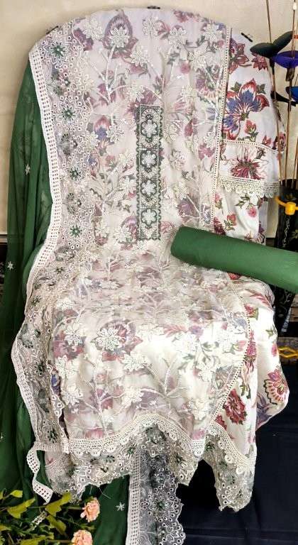 MALIKA VOL-90 BY ASLIWHOLESALE DESIGNER PURE LAWN COTTON PAKISTANI DRESSES-00022