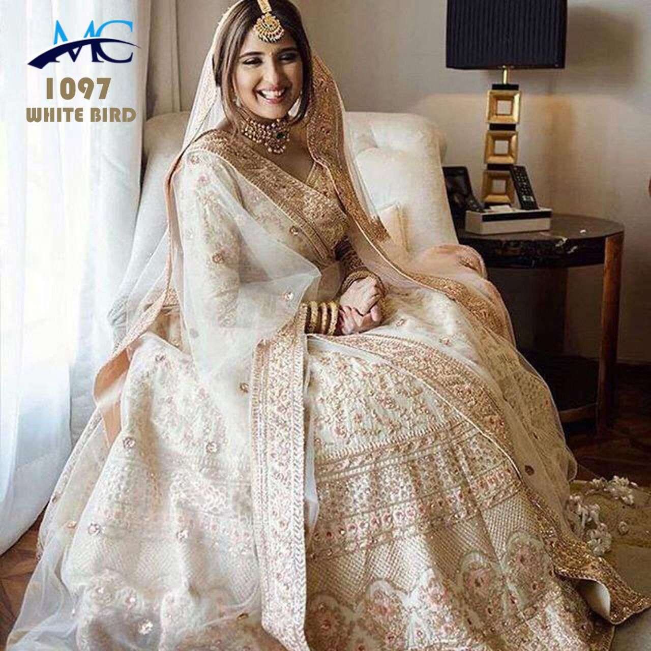 MANSI CREATION MC-1097 HEAVY 9000 VELVET EMBROIDERY BRIDAL LEHENGA-00080