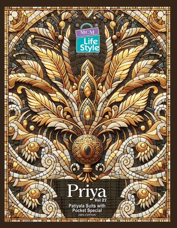 MCM LIFESTYLE PRIYA VOL-27 DESIGNER FANCY COTTON PRITNED DRESSES-00062
