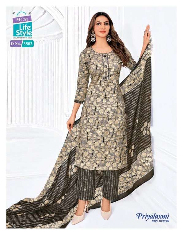 MCM LIFESTYLE PRIYALAXMI VOL-35 DESIGNER FANCY COTTON PRITNED DRESSES-00062