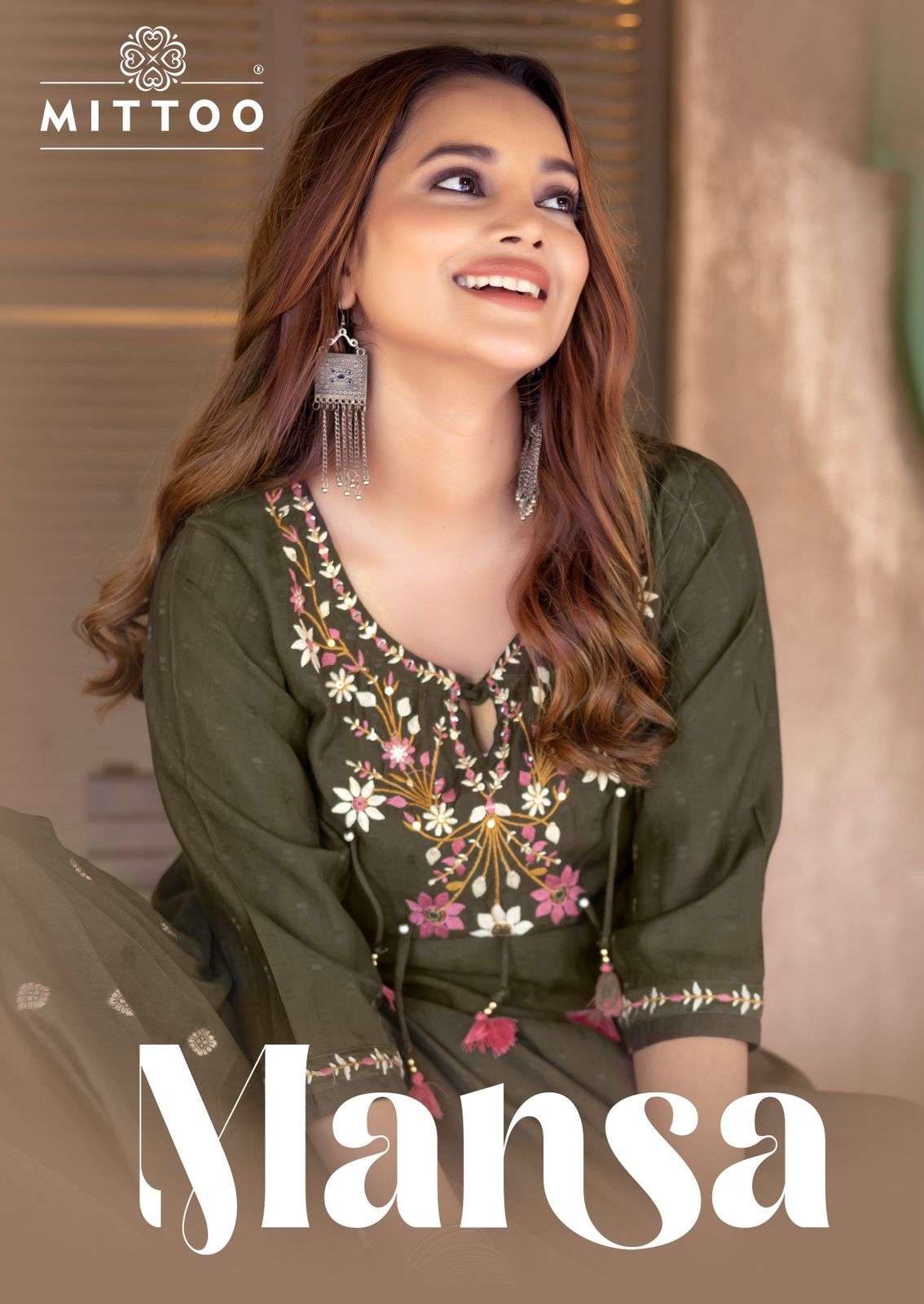 MITTOO MANSA PURE VISCOSE WEAVING DRESSES-00014