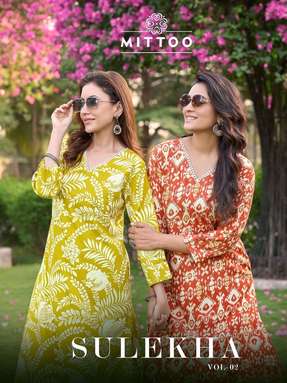MITTOO SULEKHA VOL-02 PURE RAYON PRINTED KURTIS-00014